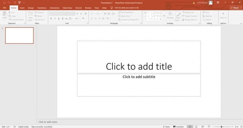 Open PowerPoint