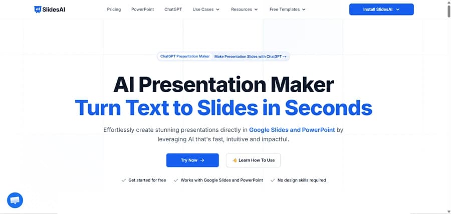 Open SlidesAI and Start a New Presentation