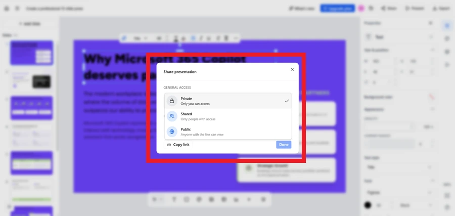 Set Sharing Permissions