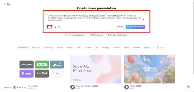 Pitch supporting files
