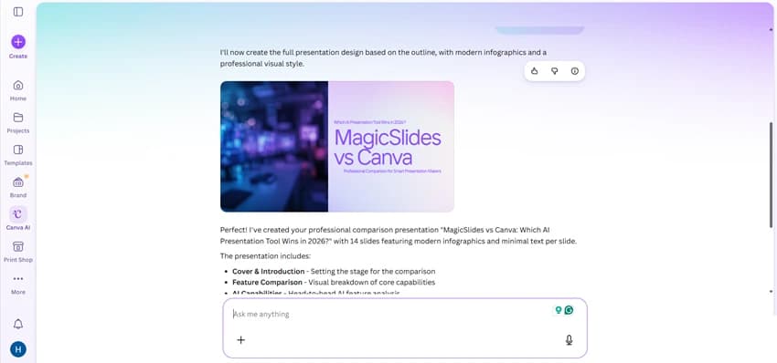 Canva editor